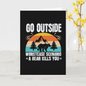 ベア – 最悪の場合のシナリオ外に移動 カード (黄色い花)