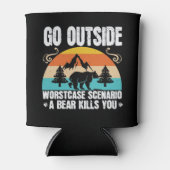 ベア – 最悪の場合のシナリオ外に移動 缶クーラー (正面)