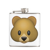 ベア – 絵文字 フラスク (正面)