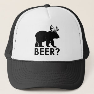 ベア+鹿=ビール? キャップ
