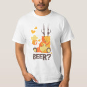 ベア?鹿?ビール? Tシャツ (正面)