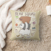 ベア – Bear Squad Journal Graphic クッション (ブランケット)