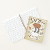 ベア – Bear Squad Journal Graphic ノートブック (内部)