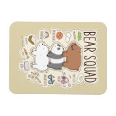 ベア – Bear Squad Journal Graphic マグネット (横)