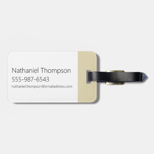 ベア – Bear Squad Journal Graphic ラゲッジタグ (裏面横)