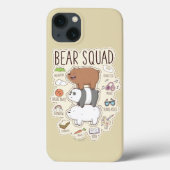 ベア – Bear Squad Journal Graphic Case-Mate iPhoneケース (裏面)