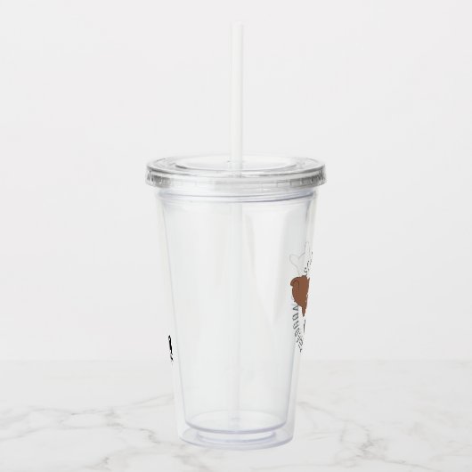 ベア – #SquadGoals アクリルタンブラー (右)