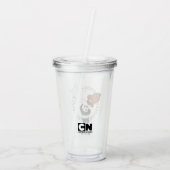 ベア – #SquadGoals アクリルタンブラー (裏面)