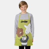 ベア – #SquadGoals エプロン (着用した状態)