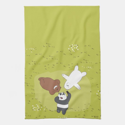 ベア – #SquadGoals キッチンタオル (縦)