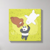 ベア – #SquadGoals キャンバスプリント (正面)