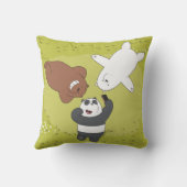 ベア – #SquadGoals クッション (裏面)