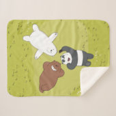 ベア – #SquadGoals シェルパブランケット (正面(横))