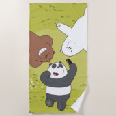 ベア – #SquadGoals ビーチタオル (正面)