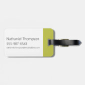 ベア – #SquadGoals ラゲッジタグ (裏面横)