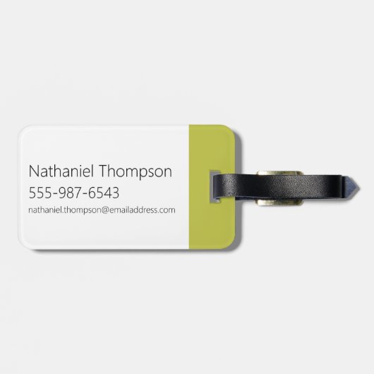 ベア – #SquadGoals ラゲッジタグ (裏面横)