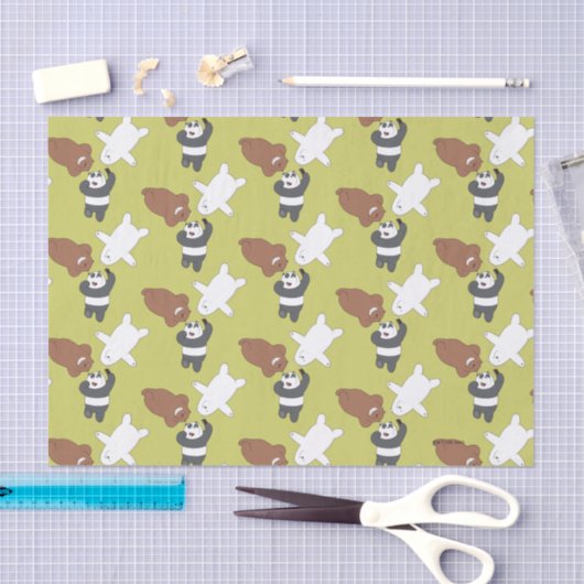 ベア – #SquadGoals 薄葉紙 (クラフト)