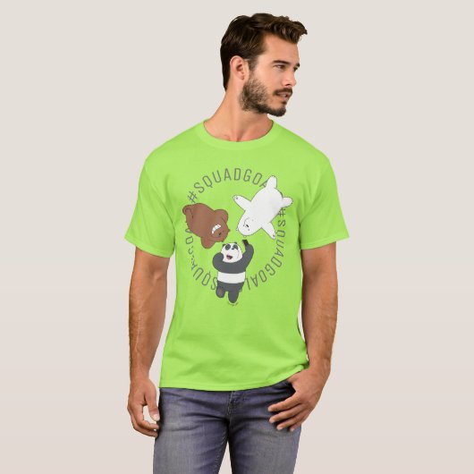 ベア – #SquadGoals Tシャツ (正面フル)