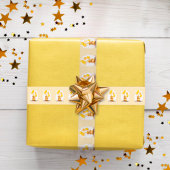 ベア – yファースト誕生日男女兼用イエローベア サテンリボン