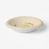 ベア – yファースト誕生日男女兼用イエローベア ペーパーボウル (傾斜あり)