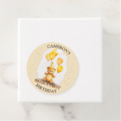 ベア – y最初の誕生日イエローベアギフトラベル フェイバータグ (インサイチュ)