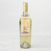 ベア – y最初の誕生日イエローベアーウェルカムサイン ボトルネックタグ (ボトル)