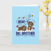 ベア – y非常にビッグブラザー兄弟姉妹プン カード (黄色い花)