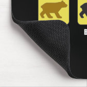 ベアIDおもしろい マウスパッド (コーナー)