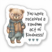 ベアRAKステッカー シール (正面)