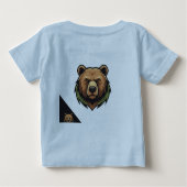 ベアtシャツのロゴ ベビーTシャツ (裏面)