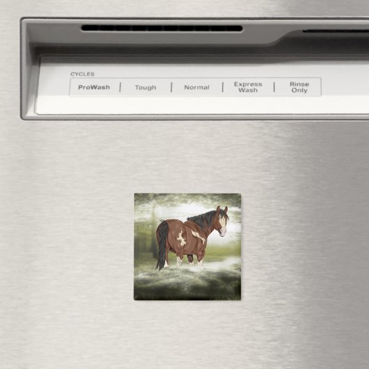 ベイとホワイトスプラッシュオ絵を描バーホース マグネット (インサイチュ (食洗機))