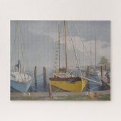 ベイにドッキング ジグソーパズル (横)