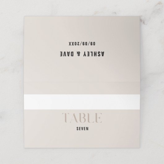 ベイはっきりしたゲ結婚のカスタム座席表 プレイスカード (外部開封)