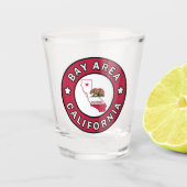 ベイエリアカリフォルニア ショットグラス (正面)