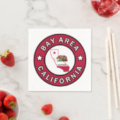 ベイエリアカリフォルニア スタンダードカクテルナプキン (インサイチュ)