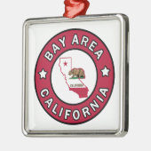 ベイエリアカリフォルニア メタルオーナメント (左)