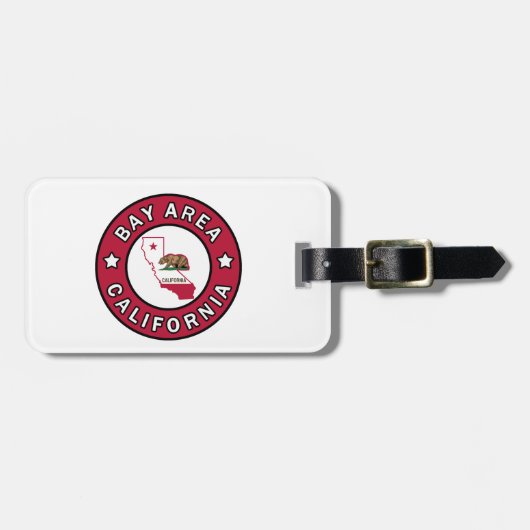 ベイエリアカリフォルニア ラゲッジタグ (正面横)