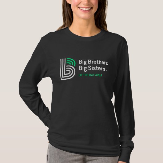 ベイエリア長袖TシャツのBBBS Tシャツ (正面)