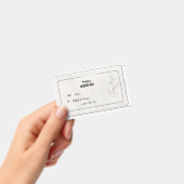 ベイエレガントゲ結婚の贈り物ラベル バッジ (手持ち)