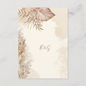 ベイエレガントゲ&ブラウンボホニュートラル結婚ズ エンクロージャーカード (裏面)