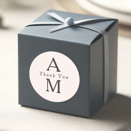 ベイエレガントジモダンュイニシャル結婚は君感謝していのこと ラウンドシール