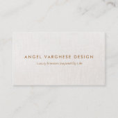 ベイエレガントジモダン・リネンプロフェッショナル 名刺 (正面)