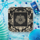 ベイエレガントジュダマスクリスマスカスタム紙プレート ペーパープレート (パーティー)