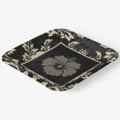 ベイエレガントジュダマスクリスマスカスタム紙プレート ペーパープレート (傾斜あり)