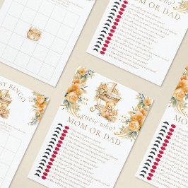 ベイエレガントジ&フェイク金ゴールド赤ちゃんシャワー推測