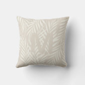 ベイエレガントージパーム離れパーソナライズされたズ クッション (裏面)