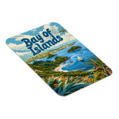 ベイオブアイランズニューゼランドヴィンテージ マグネット (右側)