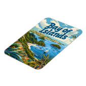 ベイオブアイランズニューゼランドヴィンテージ マグネット (左側)