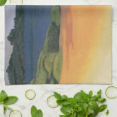 ベイオブトレガステルバイフェリックスバロットン、ファインアート キッチンタオル (折り畳み)