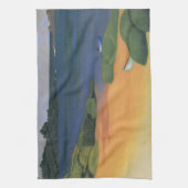 ベイオブトレガステルバイフェリックスバロットン、ファインアート キッチンタオル (縦)